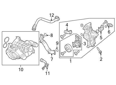 2024 BMW 430i Gran Coupe Water Pump Diagram