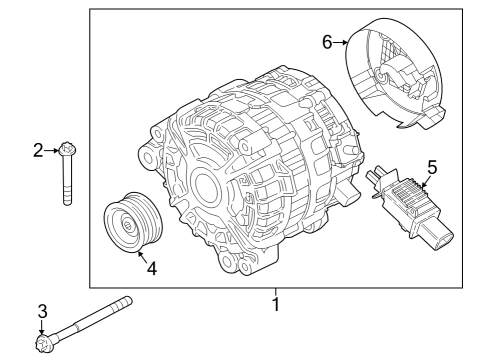 2021 BMW 530i CARBON BRUSH SET Diagram for 12315A284D3