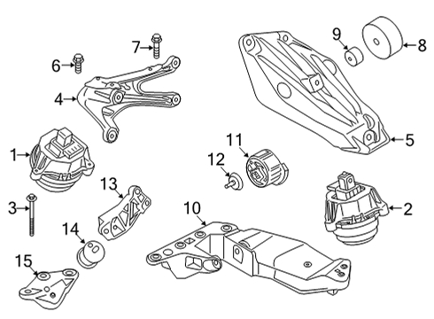 2022 BMW 840i xDrive Gran Coupe Automatic Transmission Diagram