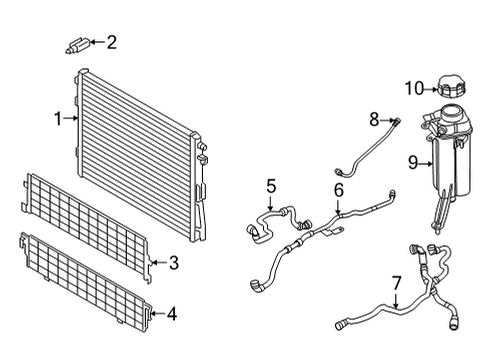 2022 BMW M4 Intercooler Diagram