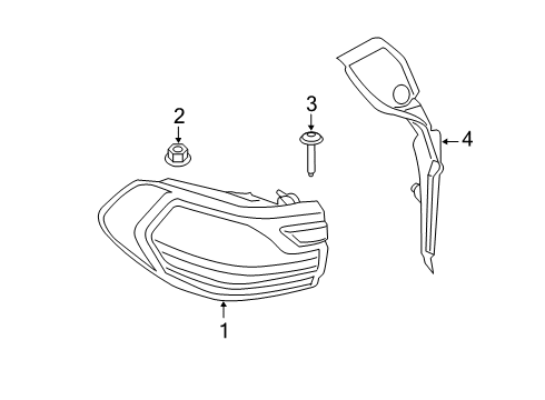 2022 BMW X7 Tail Lamps Diagram 2