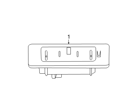 2024 BMW 230i License Lamps Diagram