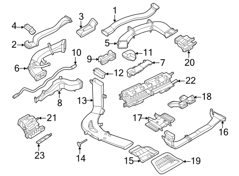 2024 BMW i7 Ducts Diagram