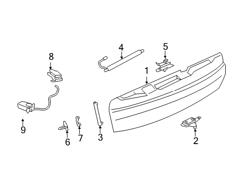 2021 BMW X7 Lift Gate Diagram 3