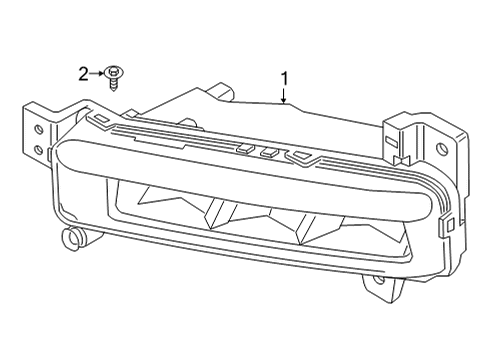 2023 BMW 228i Gran Coupe Fog Lamps Diagram