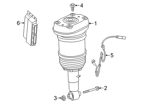 2021 BMW X7 Struts & Components - Rear Diagram