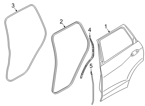 2022 BMW X7 Door & Components Diagram 2