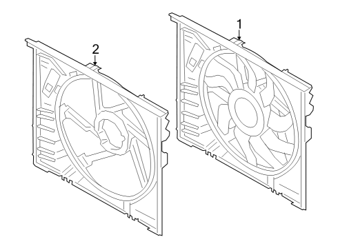 2024 BMW i4 Cooling Fan Diagram 2