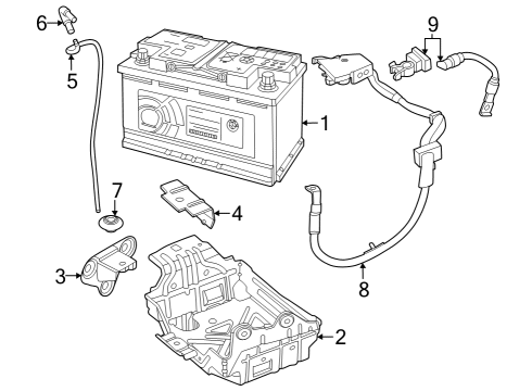 2022 BMW i4 Battery Diagram 2