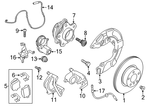 2021 BMW X5 Parking Brake Diagram 2