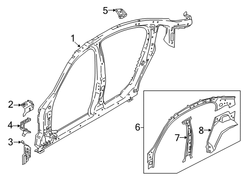 2023 BMW 540i xDrive Uniside Diagram 2