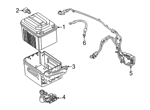 2022 BMW X4 Battery Diagram 1