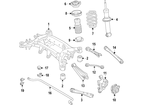 2021 BMW X3 REAR COIL SPRING Diagram for 33536884919