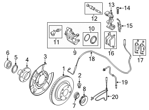 2016 BMW 328i GT xDrive HYDRO UNIT DSC Diagram for 34516897119