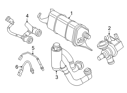 2021 BMW i3 Emission Components Diagram