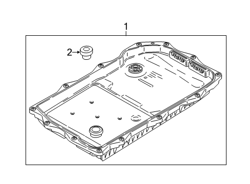 2023 BMW 540i xDrive Transmission Components Diagram