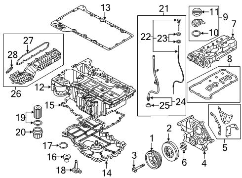 2021 BMW M5 Senders Diagram