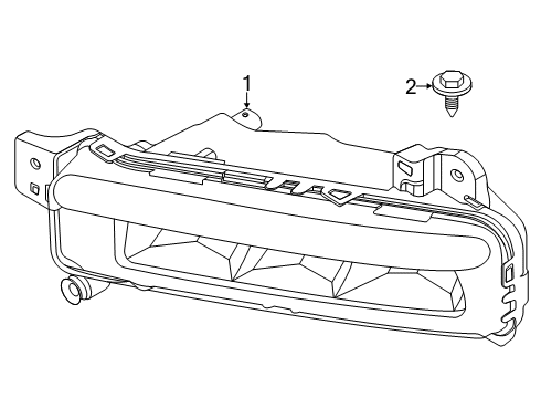 2022 BMW X1 Fog Lamps Diagram