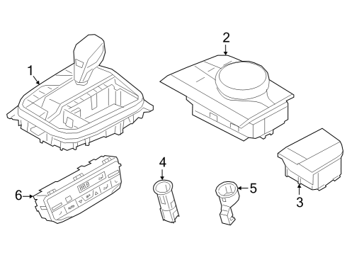 2023 BMW i4 Gear Shift Control - AT Diagram