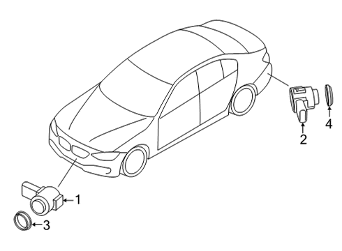 2024 BMW M8 Electrical Components Diagram 1