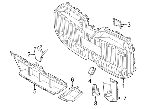 2024 BMW i7 HALTER ICAM Diagram for 51135A71492