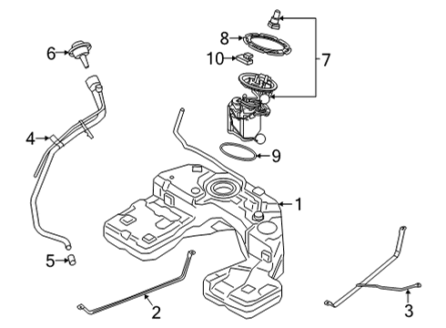 2021 BMW X6 M Fuel Supply Diagram 2