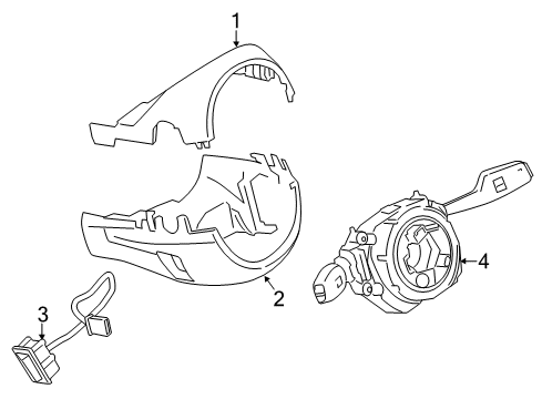 2021 BMW M2 Switches Diagram 2