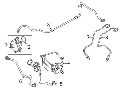 2021 BMW M760i xDrive Hydraulic System Diagram 2