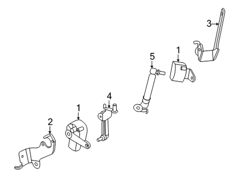 2023 BMW X6 Auto Leveling Components Diagram