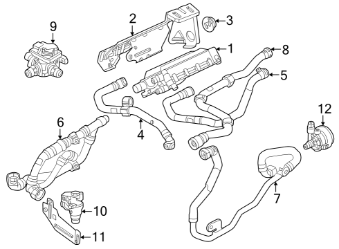 2023 BMW i4 Heater Components Diagram