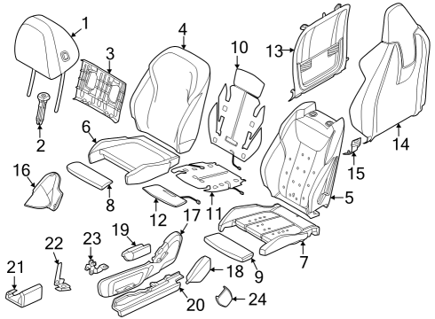 2022 BMW M440i xDrive Gran Coupe Heated Seats Diagram 1