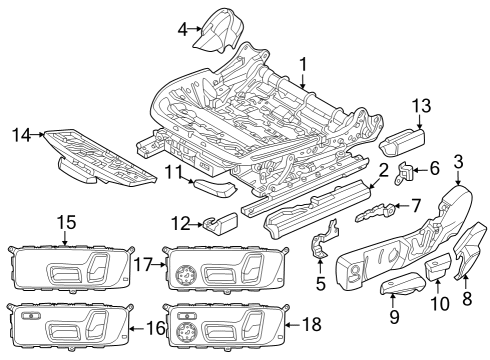 2023 BMW 230i COVER, TRIM, SEAT, OUTER RIG Diagram for 52109466606