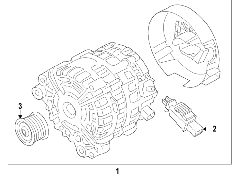 2021 BMW X5 Alternator Diagram 1