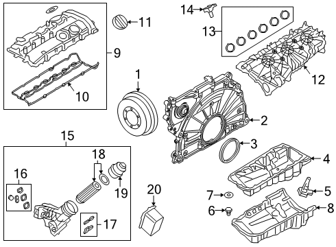 2021 BMW 740i xDrive Intake Manifold Diagram