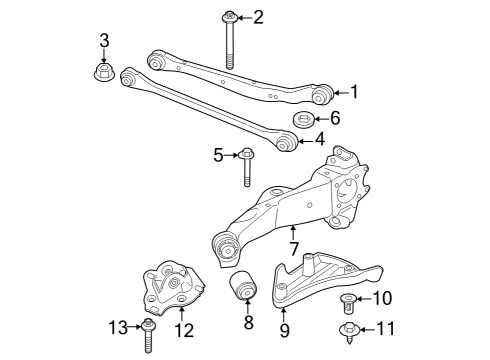 2023 BMW 228i Gran Coupe Rear Suspension, Ride Control, Stabilizer Bar, Suspension Components Diagram 3