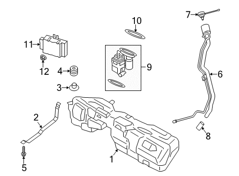 2022 BMW 230i FILLER PIPE Diagram for 16118740557