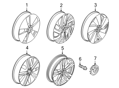 2021 BMW i3 Wheels Diagram