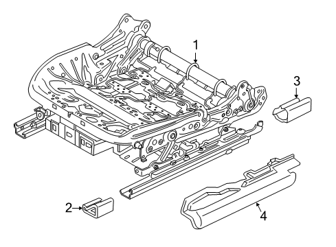 2023 BMW X3 M Tracks & Components Diagram