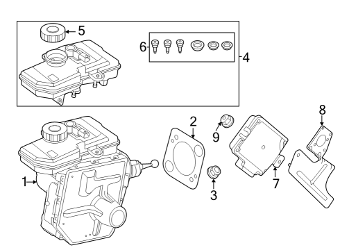 2021 BMW M3 EXPANSION TANK Diagram for 34519504021