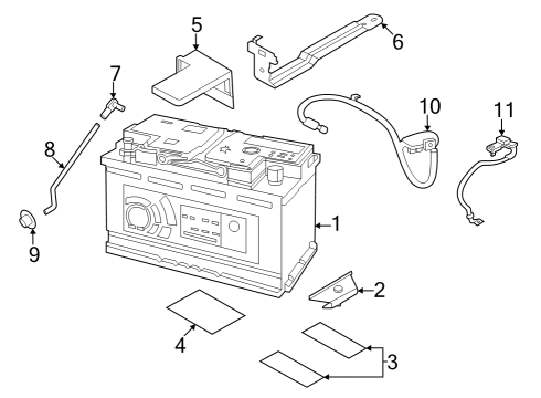 2024 BMW 430i Gran Coupe Battery Diagram 2