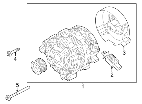 2023 BMW 430i xDrive Gran Coupe Alternator Diagram