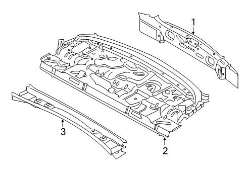 2021 BMW 230i Rear Body Diagram 1