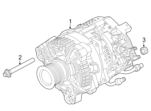 2022 BMW M340i Alternator Diagram 2