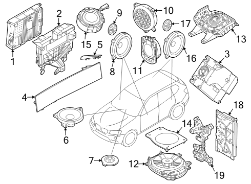 2023 BMW iX SHAKER Diagram for 65135A024F7