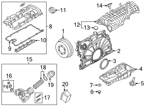 2023 BMW X3 M Filters Diagram 6