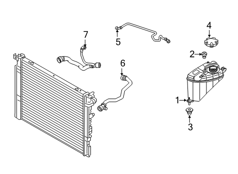 2022 BMW 840i Hoses & Pipes Diagram 1