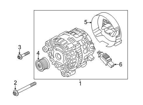 2021 BMW X5 Alternator Diagram 2