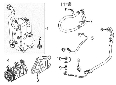 2022 BMW X3 Air Conditioner Diagram 1