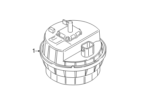 2021 BMW X1 Anti-Theft Components Diagram