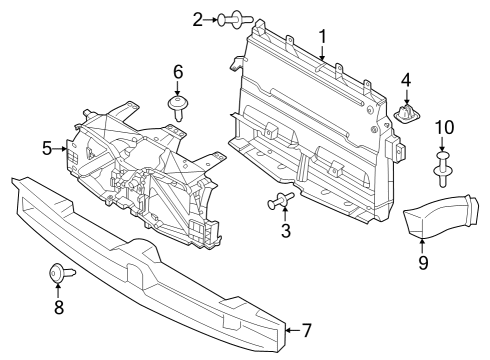 2022 BMW iX Air Intake Diagram